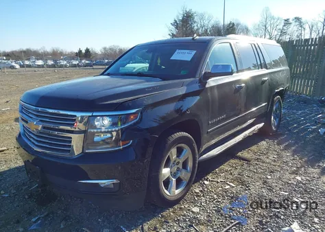 2015 Chevrolet Suburban 1500 Ltz z USA, uszkodzony, nr VIN 1GNSKKKC2FR205868
